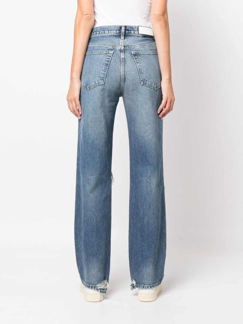 Blue Ã¢â_x0082_¬Ë_x009c_90s High Waist Straight-leg Jeans