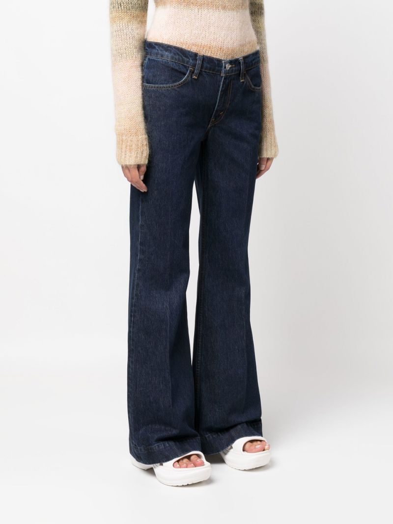 Blue Ã¢â_x0082_¬Ë_x009c_70s Low-rise Flared Jeans
