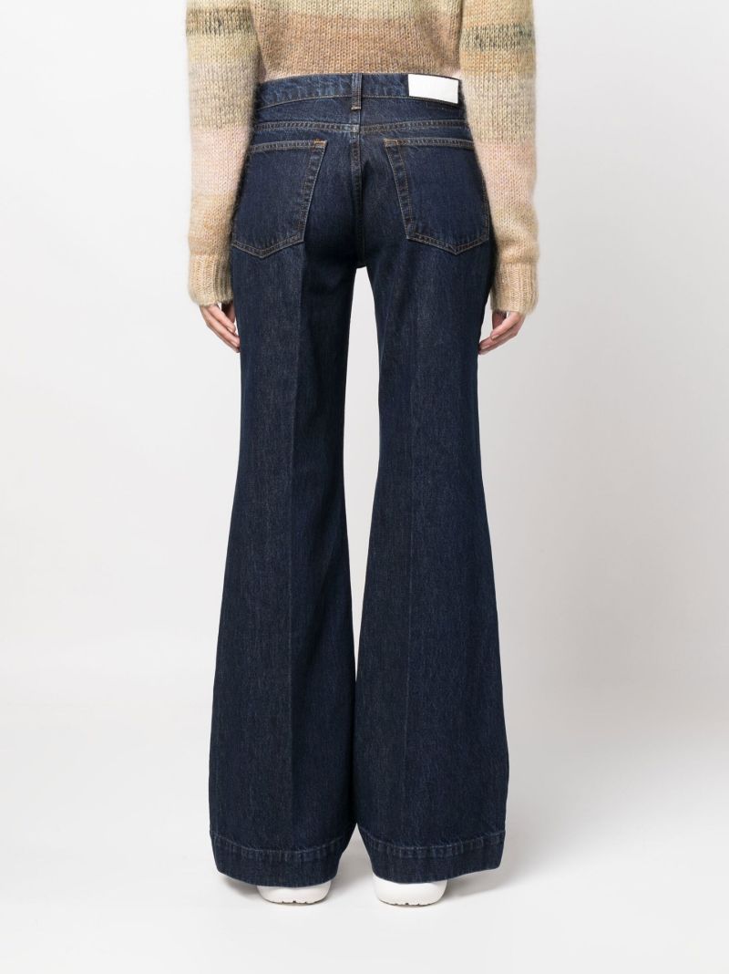 Blue Ã¢â_x0082_¬Ë_x009c_70s Low-rise Flared Jeans