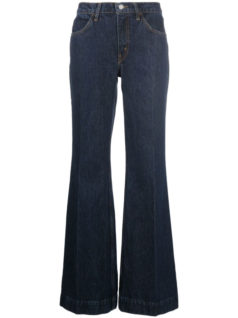 Blue Ã¢â_x0082_¬Ë_x009c_70s Low-rise Flared Jeans