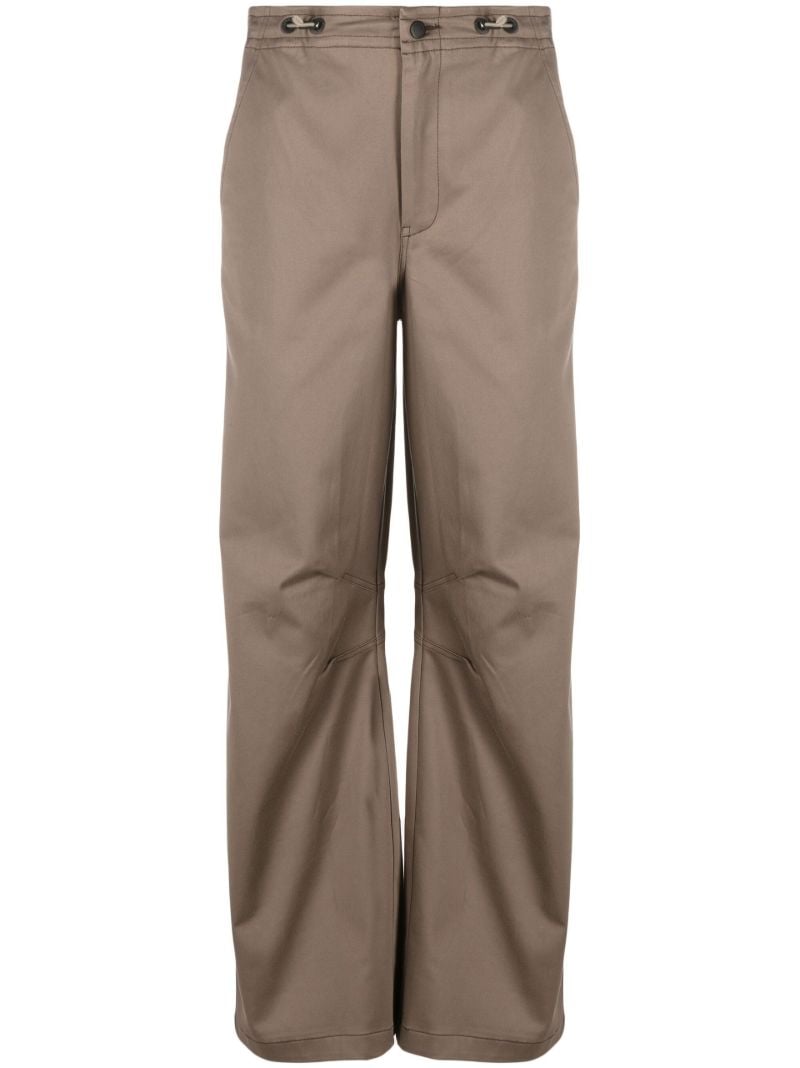 Neutral Cannon Wide-leg Trousers