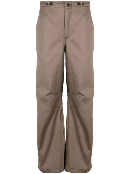 Neutral Cannon Wide-leg Trousers