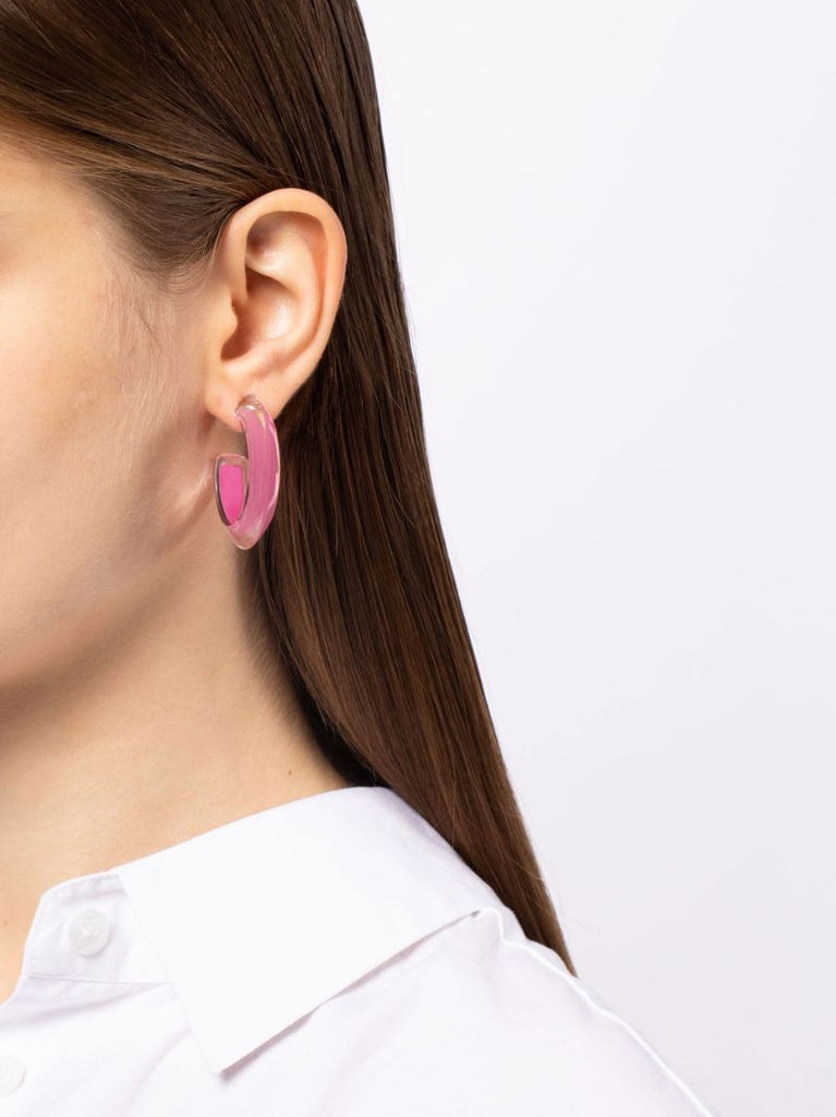 Gold-plated Jelly Small Hoop Earrings