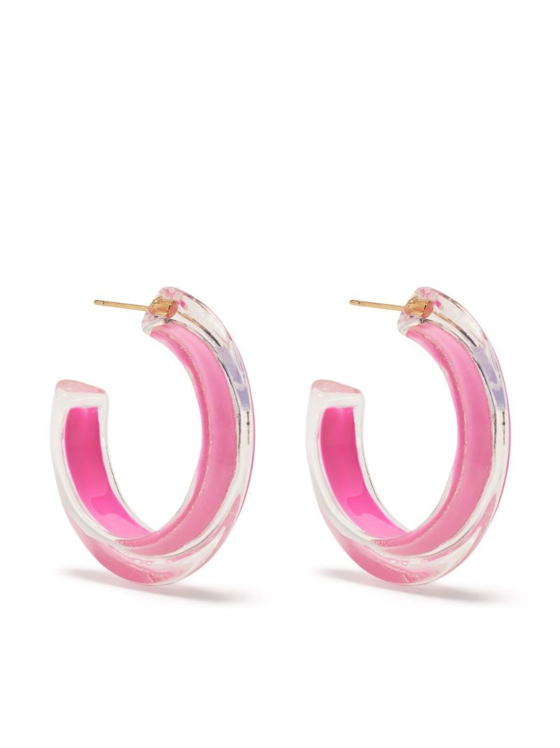 Gold-plated Jelly Small Hoop Earrings