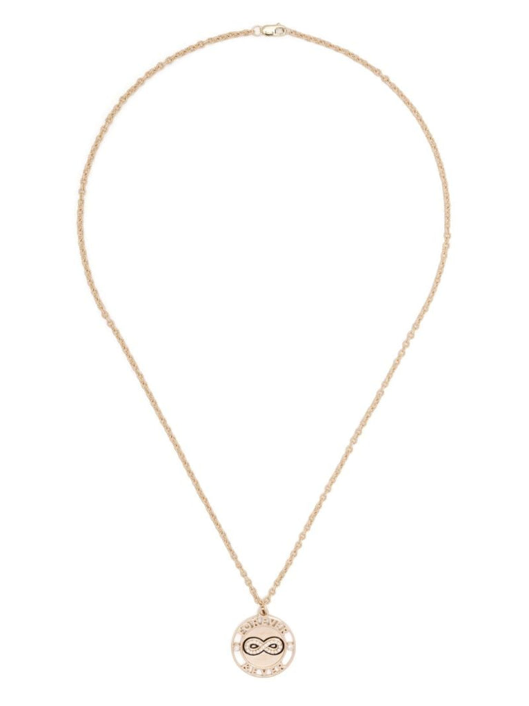 14k Yellow Gold Forever & Ever Diamond Necklace