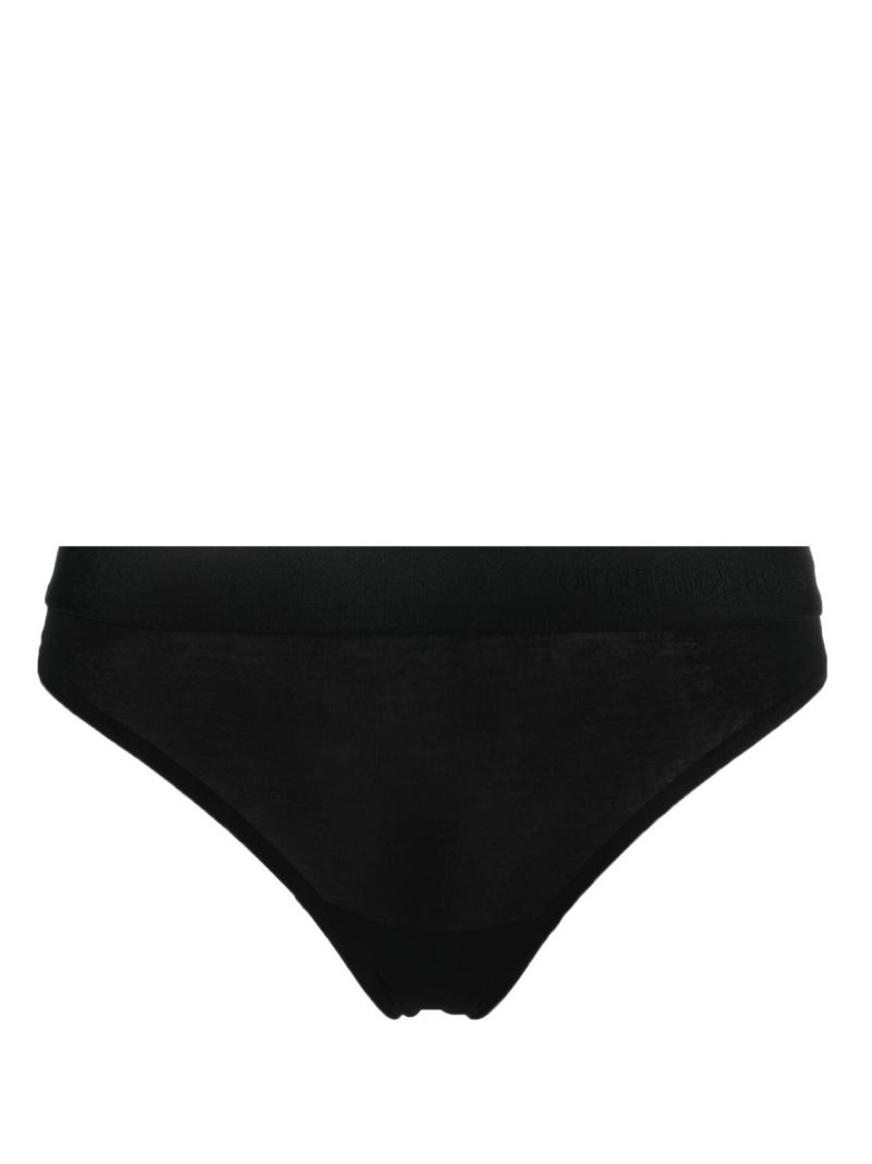 Black Lite Thong Set