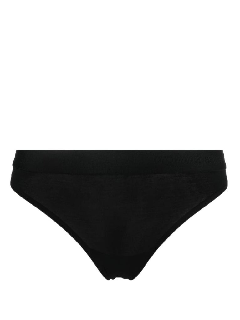Black Lite Thong Set