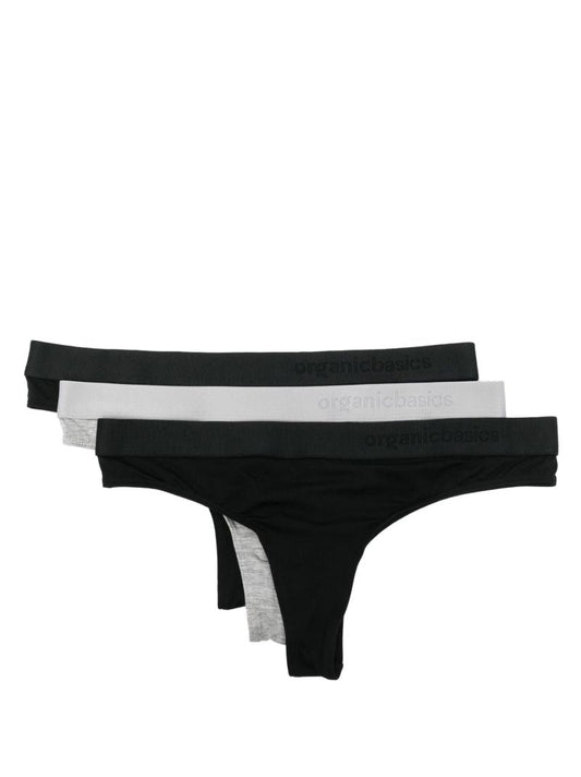 Black Lite Thong Set