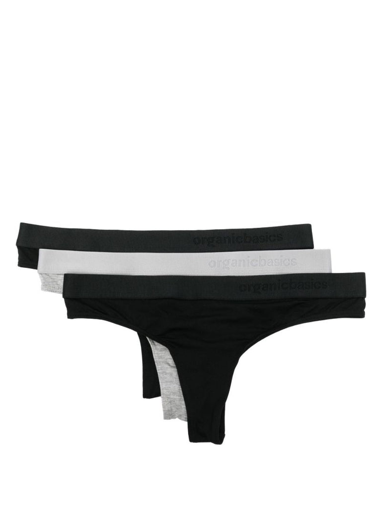 Black Lite Thong Set