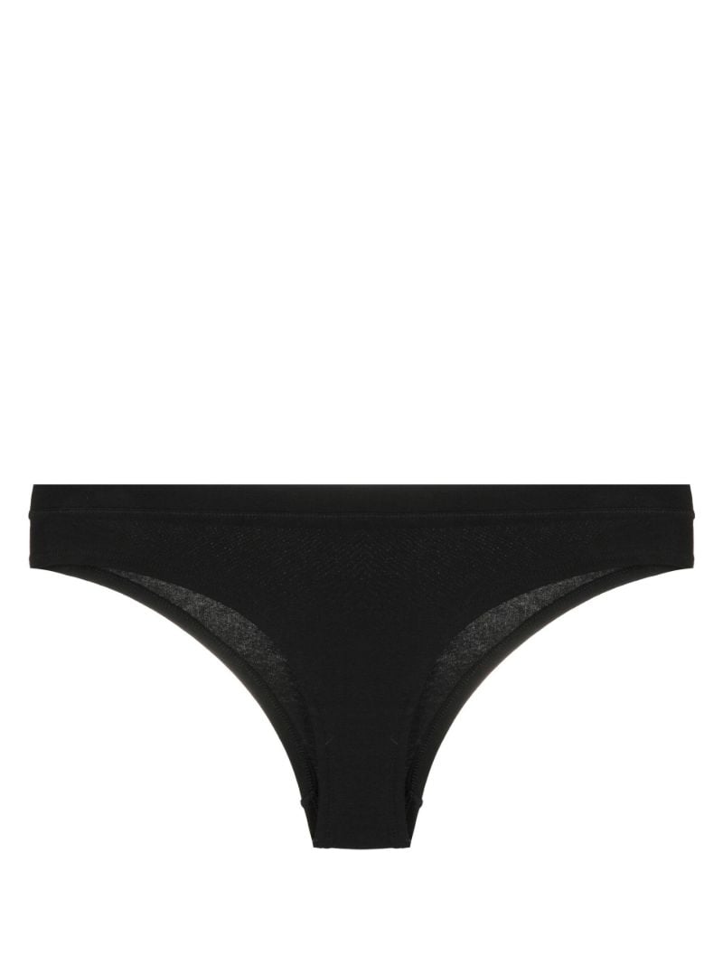 Black Hipster Briefs Set