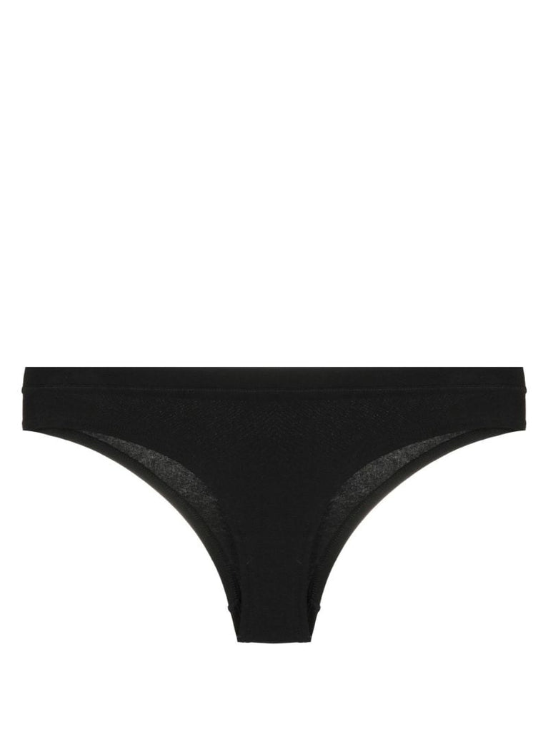 Black Hipster Briefs Set