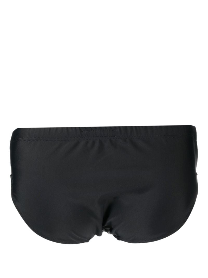 Black Drawstring Swim Briefs