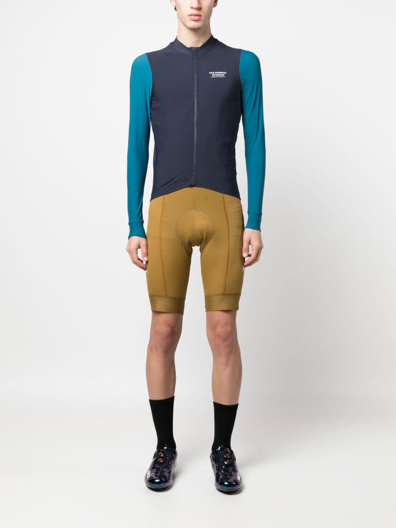 Blue Mechanism Cycling Jersey Top