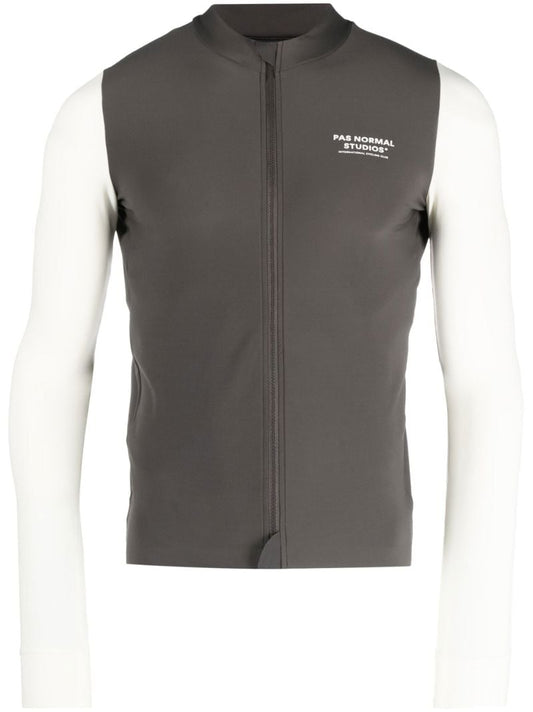 Black Mechanism Cycling Jersey Top