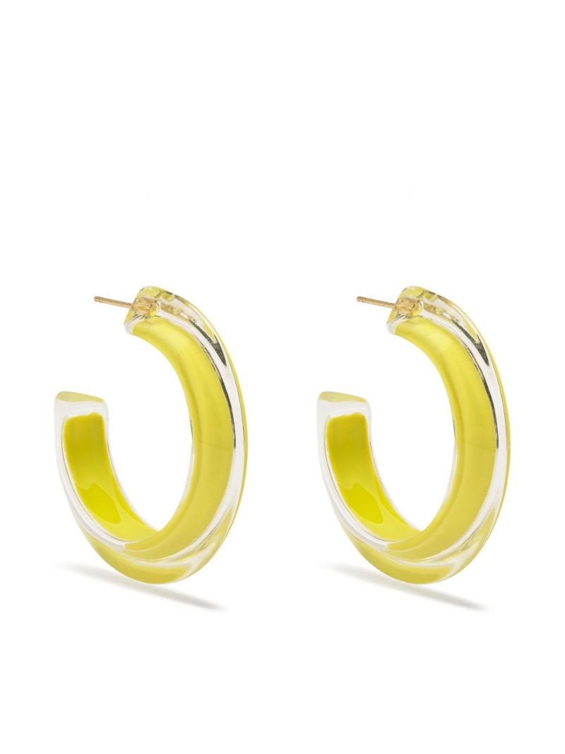 Gold-plated Jelly Small Hoop Earrings