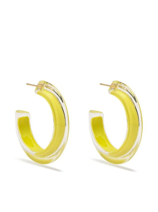 Gold-plated Jelly Small Hoop Earrings