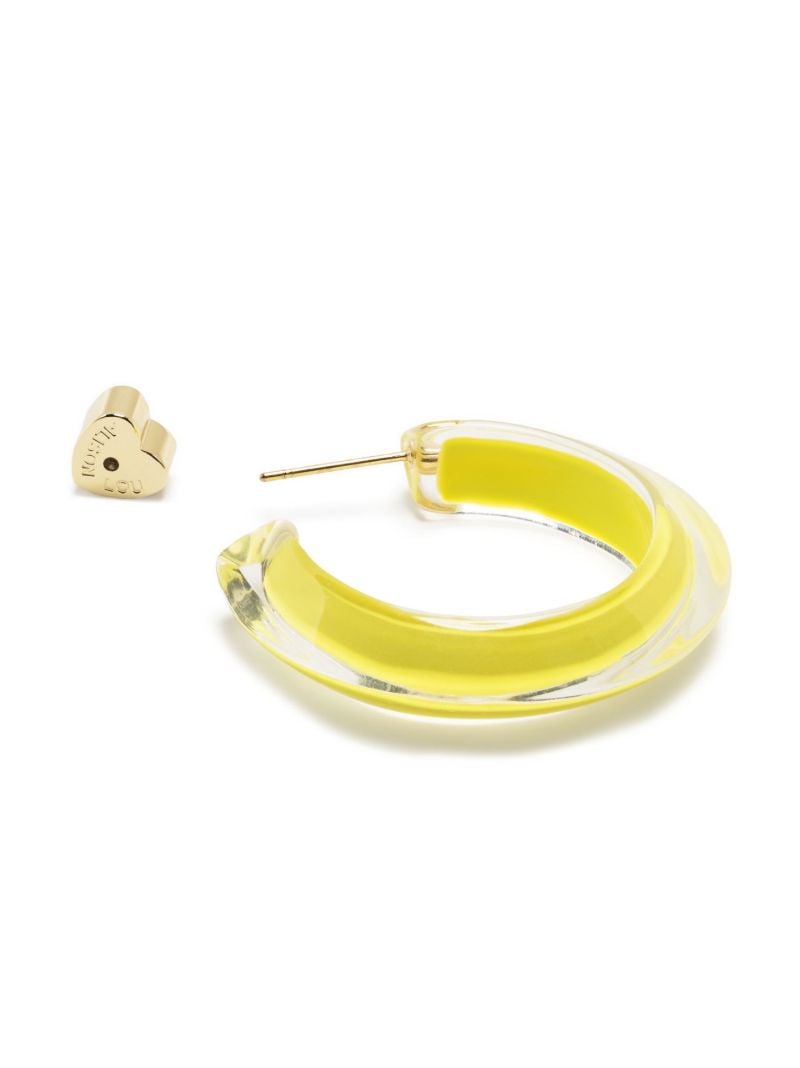 Gold-plated Jelly Small Hoop Earrings