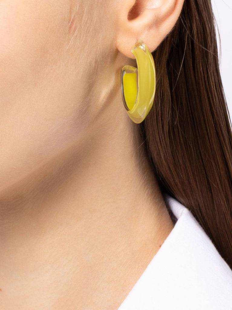 Gold-plated Jelly Small Hoop Earrings