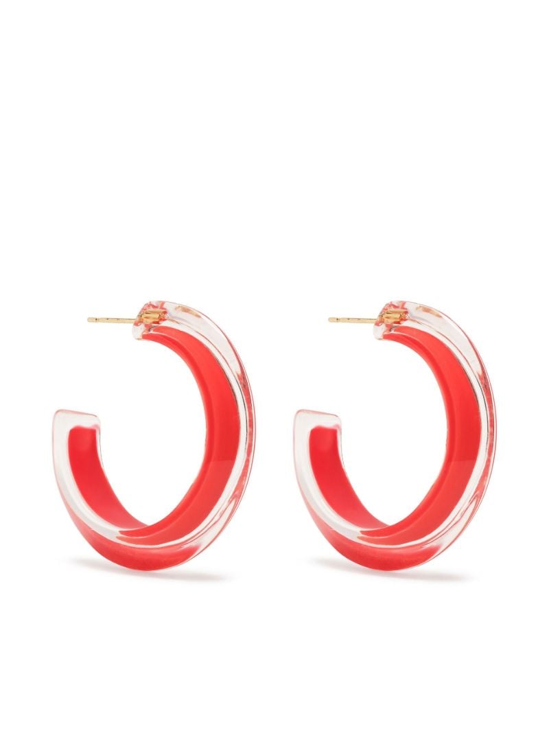 Gold-plated Jelly Small Hoop Earrings