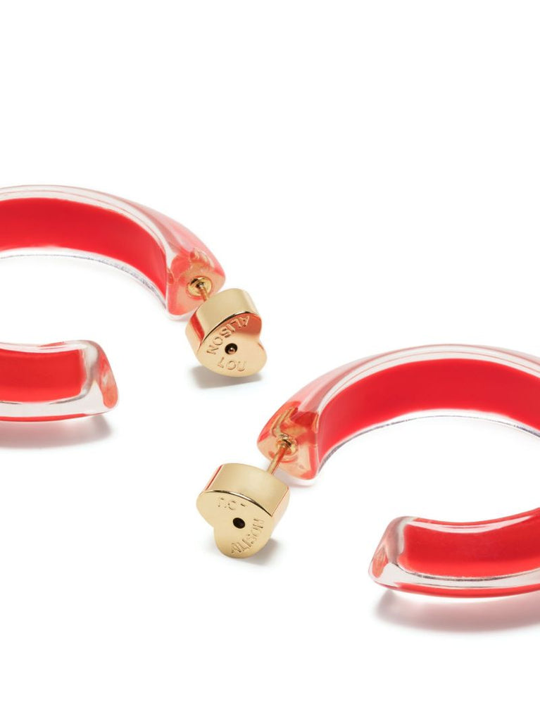 Gold-plated Jelly Small Hoop Earrings