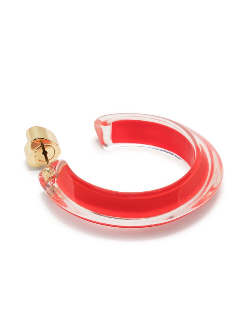 Gold-plated Jelly Small Hoop Earrings