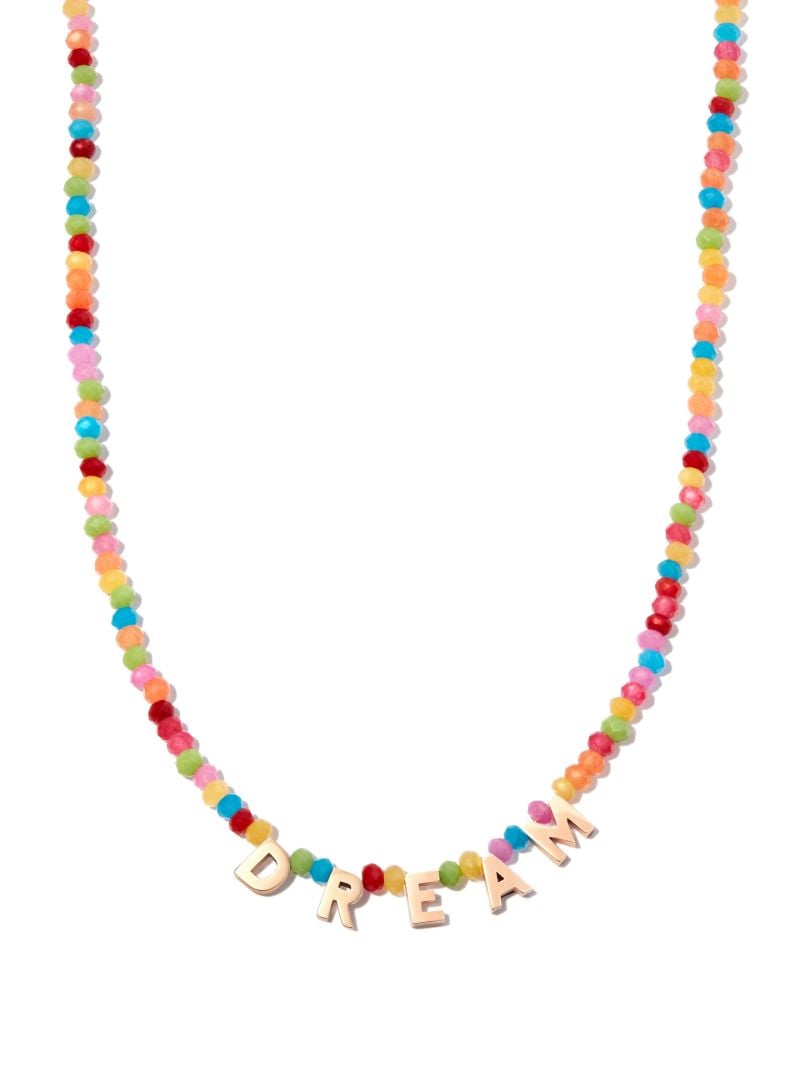 9k Rose Gold Dream Agate Necklace