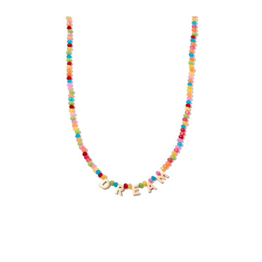 9k Rose Gold Dream Agate Necklace