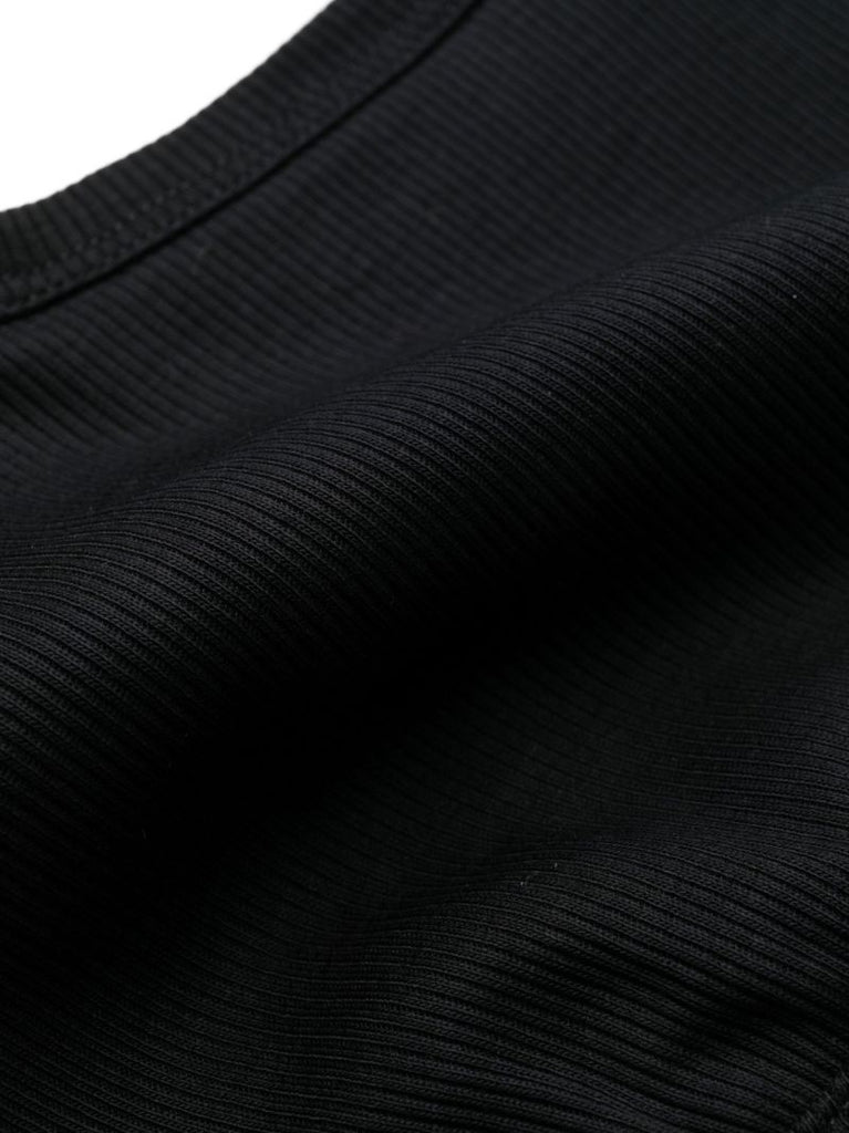 Black Ribflex Tank Soft-cup Bra