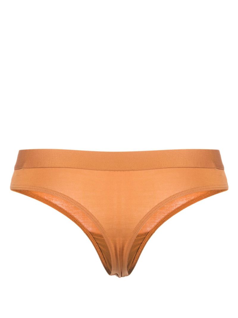 Brown Lite Tanga Thong Set