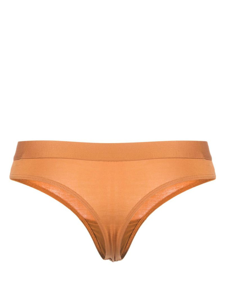 Brown Lite Tanga Thong Set