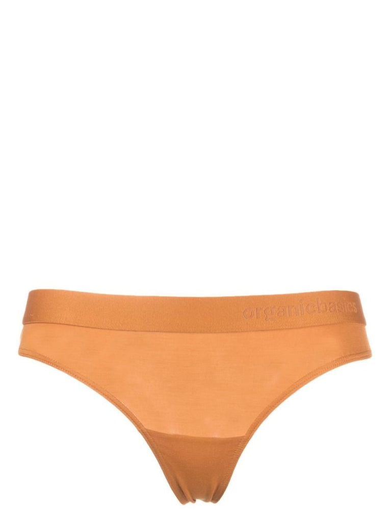 Brown Lite Tanga Thong Set