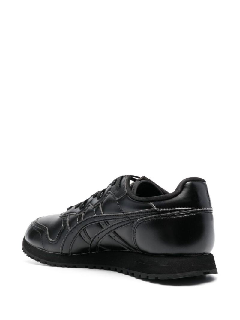 Black X Asics Low-top Leather Sneakers
