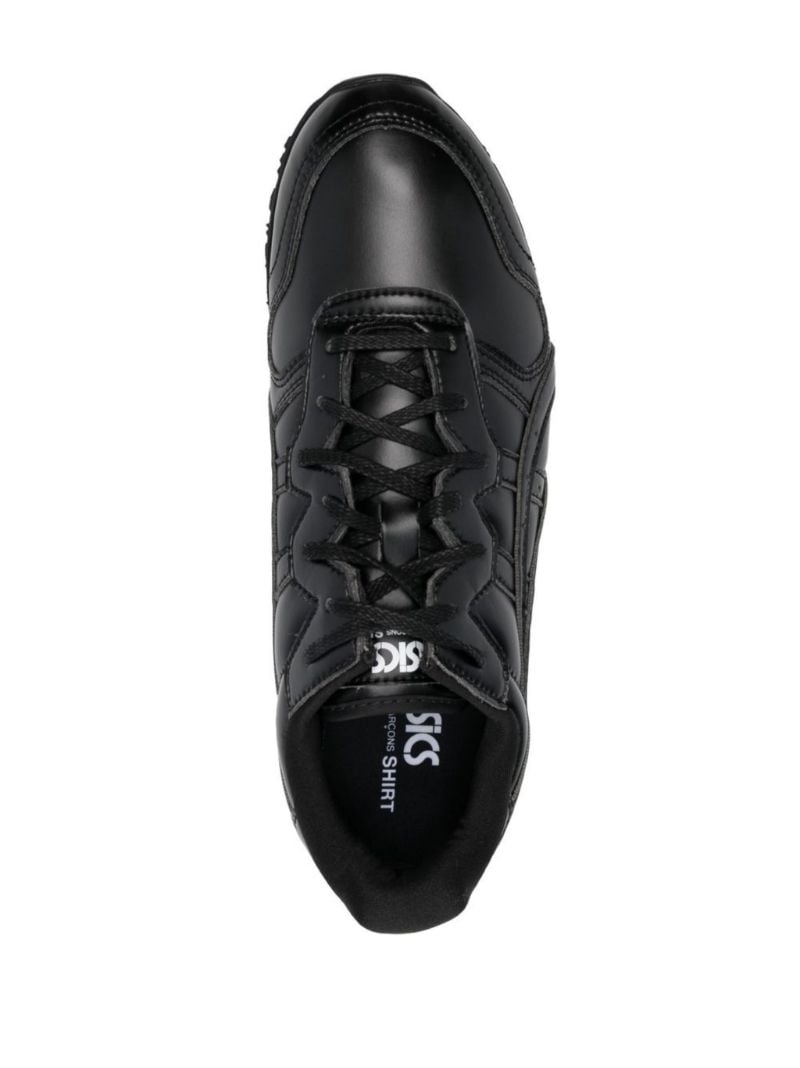 Black X Asics Low-top Leather Sneakers