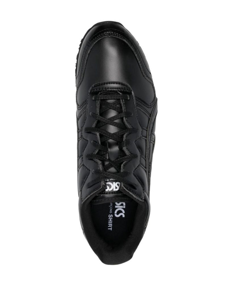Black X Asics Low-top Leather Sneakers