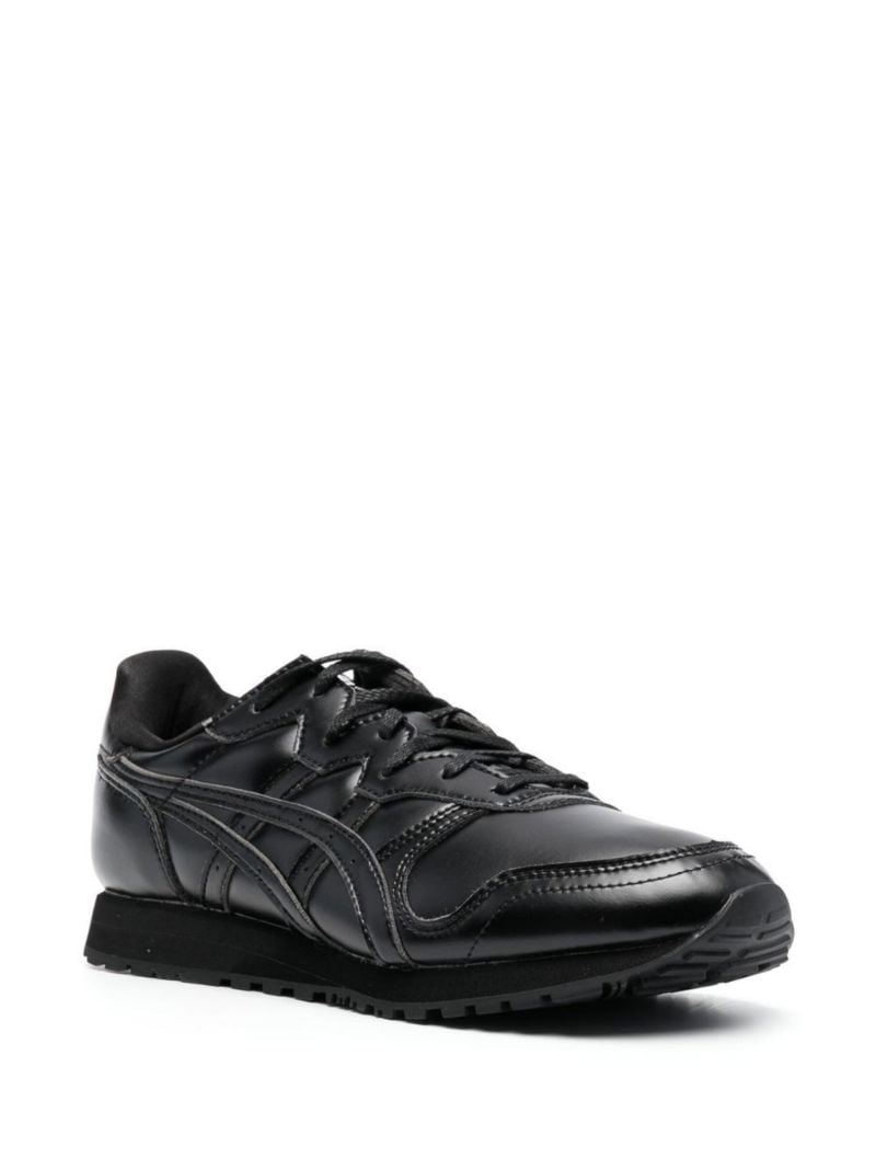 Black X Asics Low-top Leather Sneakers