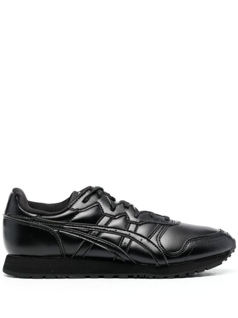 Black X Asics Low-top Leather Sneakers