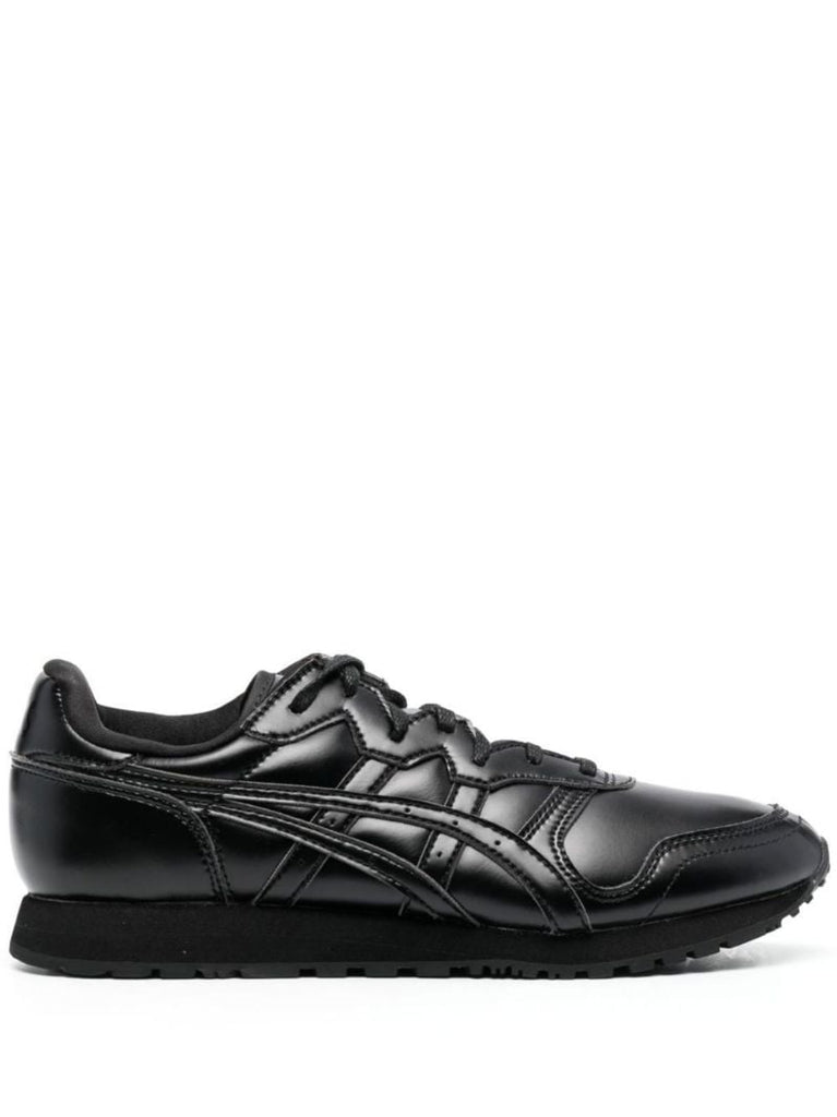 Black X Asics Low-top Leather Sneakers