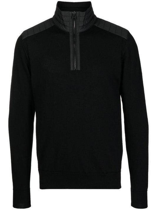 Black Kilminton Logo Patch Sweater