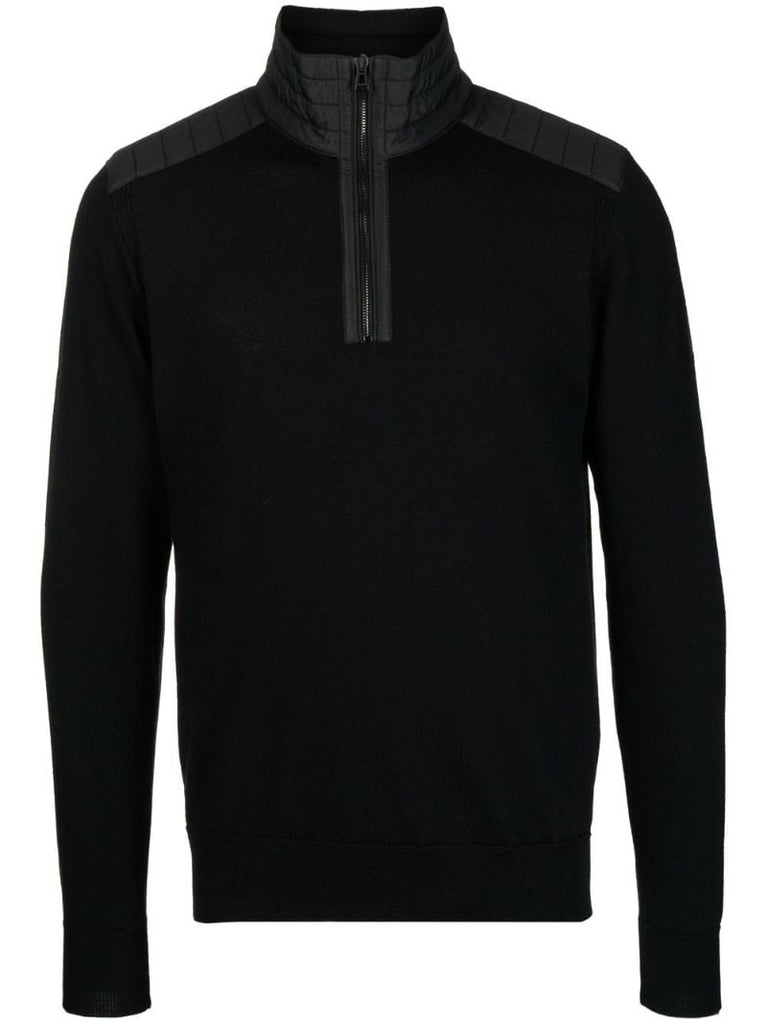 Black Kilminton Logo Patch Sweater