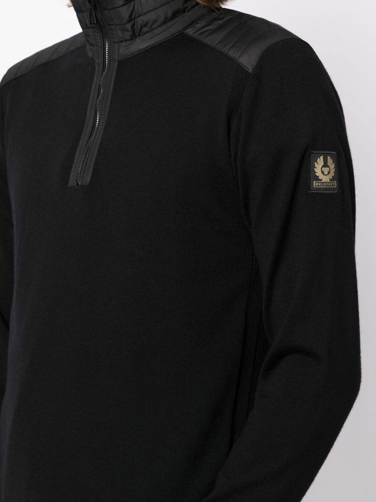 Black Kilminton Logo Patch Sweater