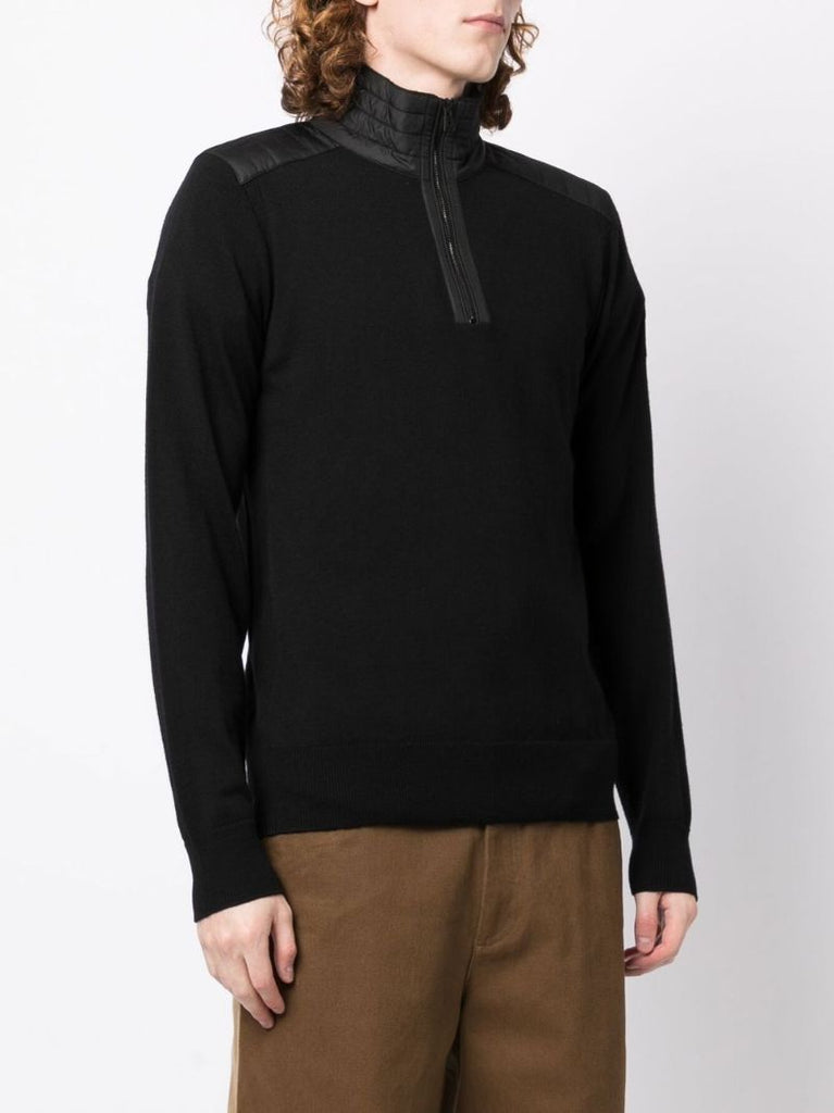 Black Kilminton Logo Patch Sweater