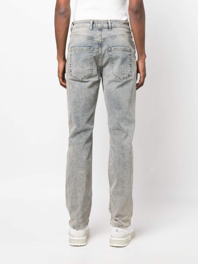 Grey Baggy Straight-leg Jeans