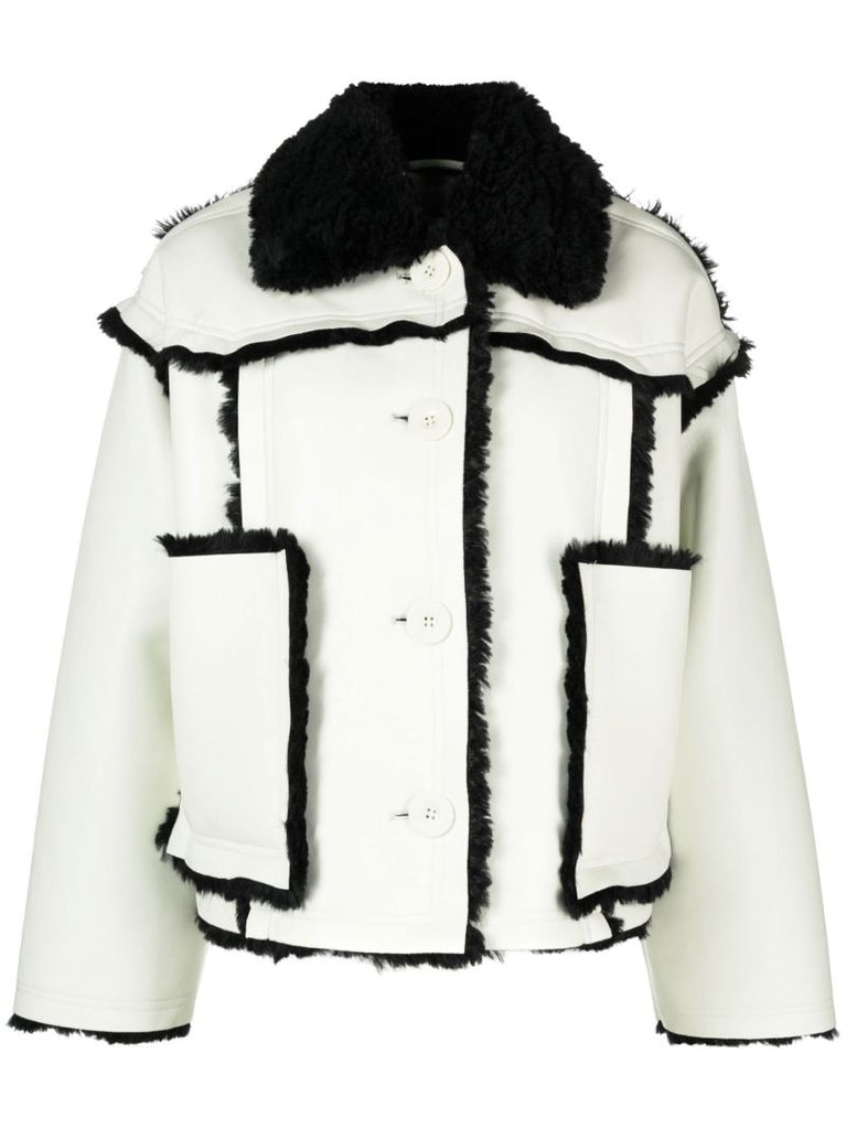 Green Callie Faux-leather Jacket