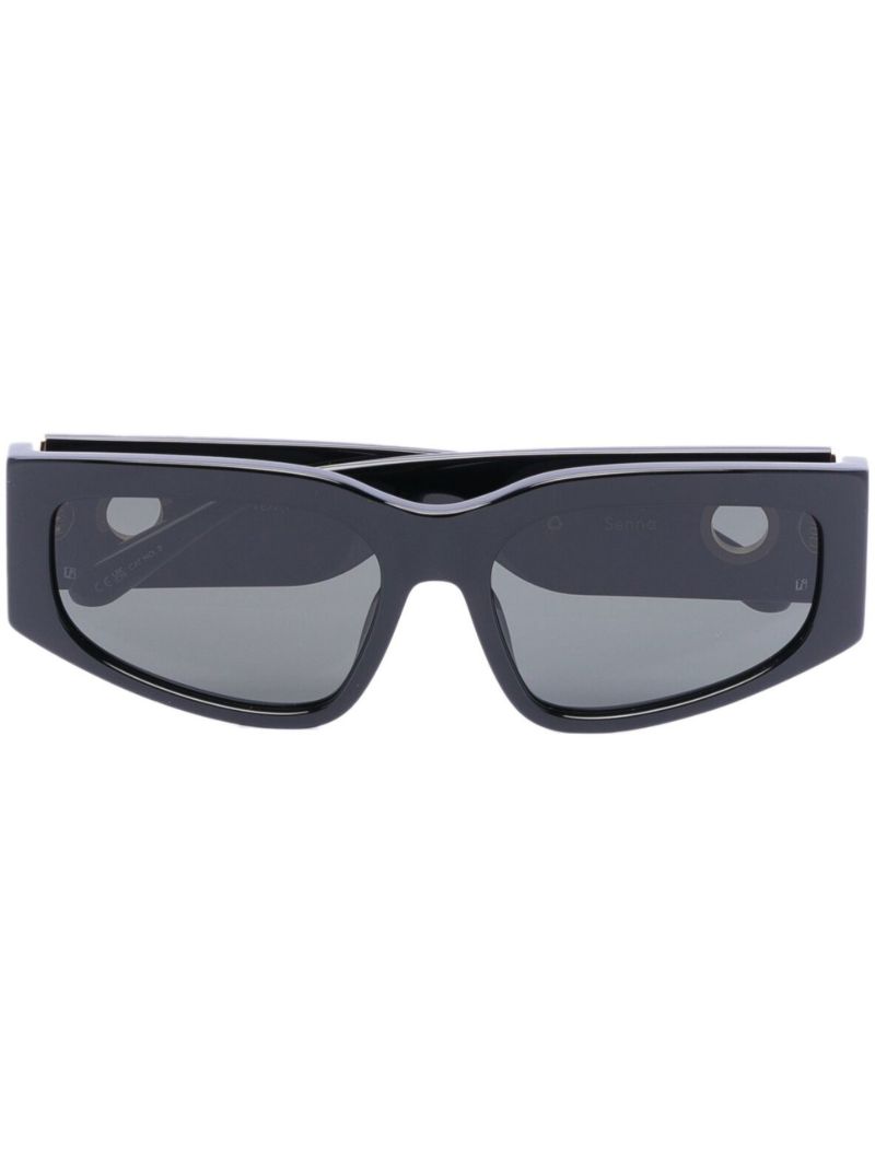 Black Rectangle Frame Sunglasses