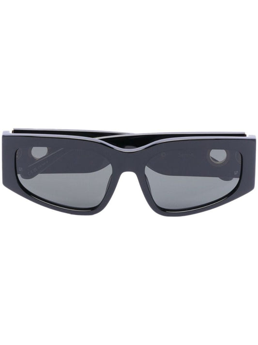 Black Rectangle Frame Sunglasses