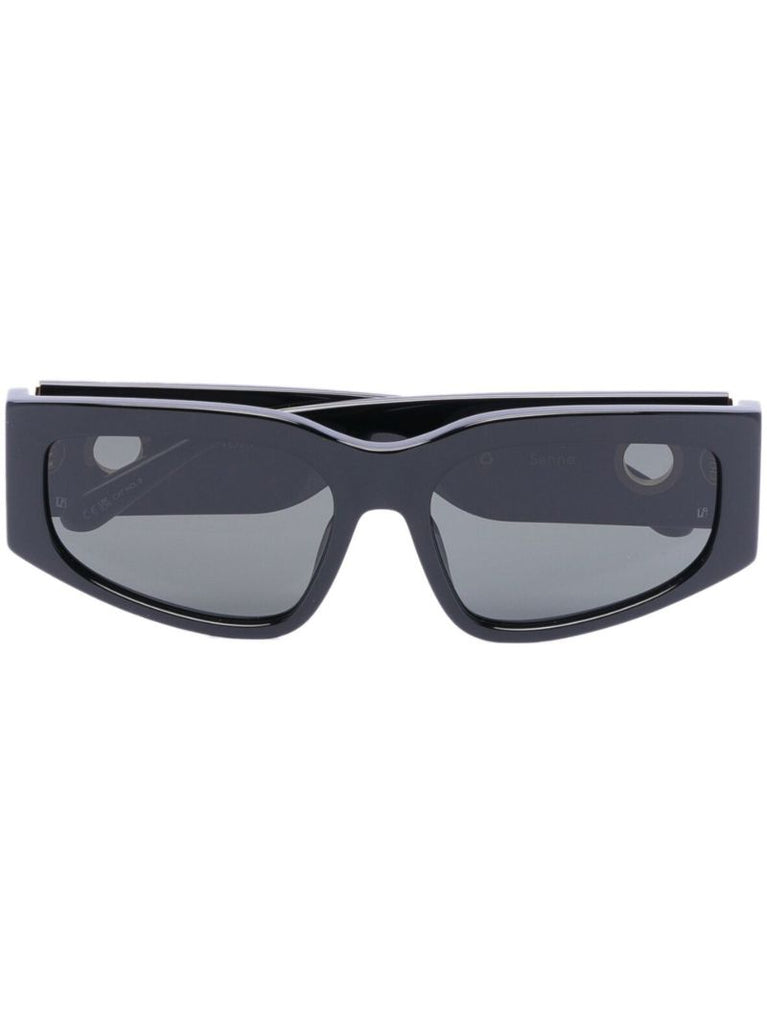 Black Rectangle Frame Sunglasses