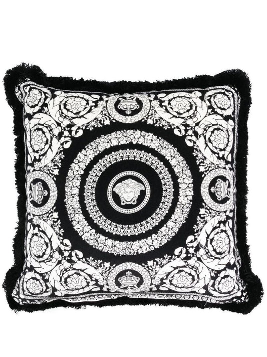 Black Medusa Graphic Cushion