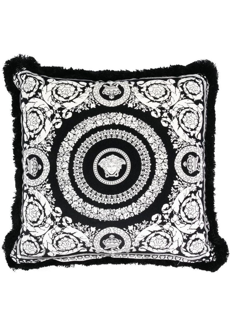 Black Medusa Graphic Cushion