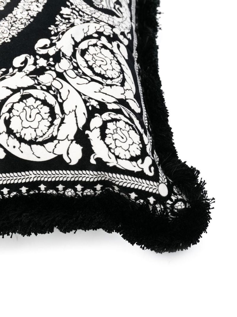 Black Medusa Graphic Cushion