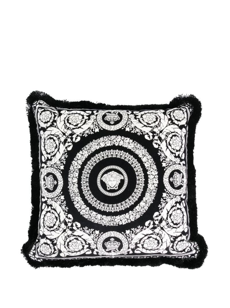Black Medusa Graphic Cushion